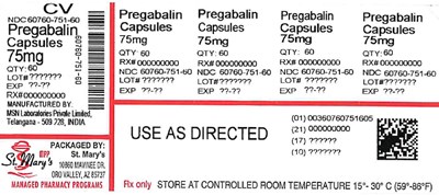 751-60 (Pregabalin 60760 751 60)